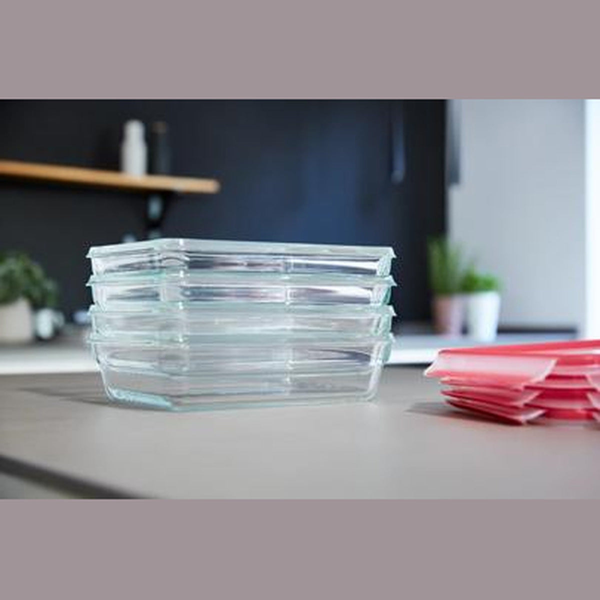 Tefal MasterSeal Glass Food Container 2L Rectangular | N1041110