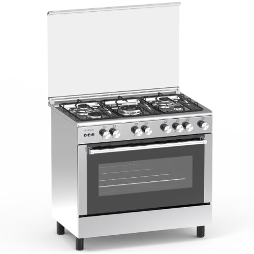 Venus 4 Gas Bunners + 2 Electric Plates | 90x60cm | Multi-Function Cooker | VC9642BX
