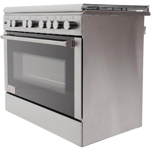 Venus 4 Gas Bunners + 2 Electric Plates | 90x60cm | Multi-Function Cooker | VC9642BX