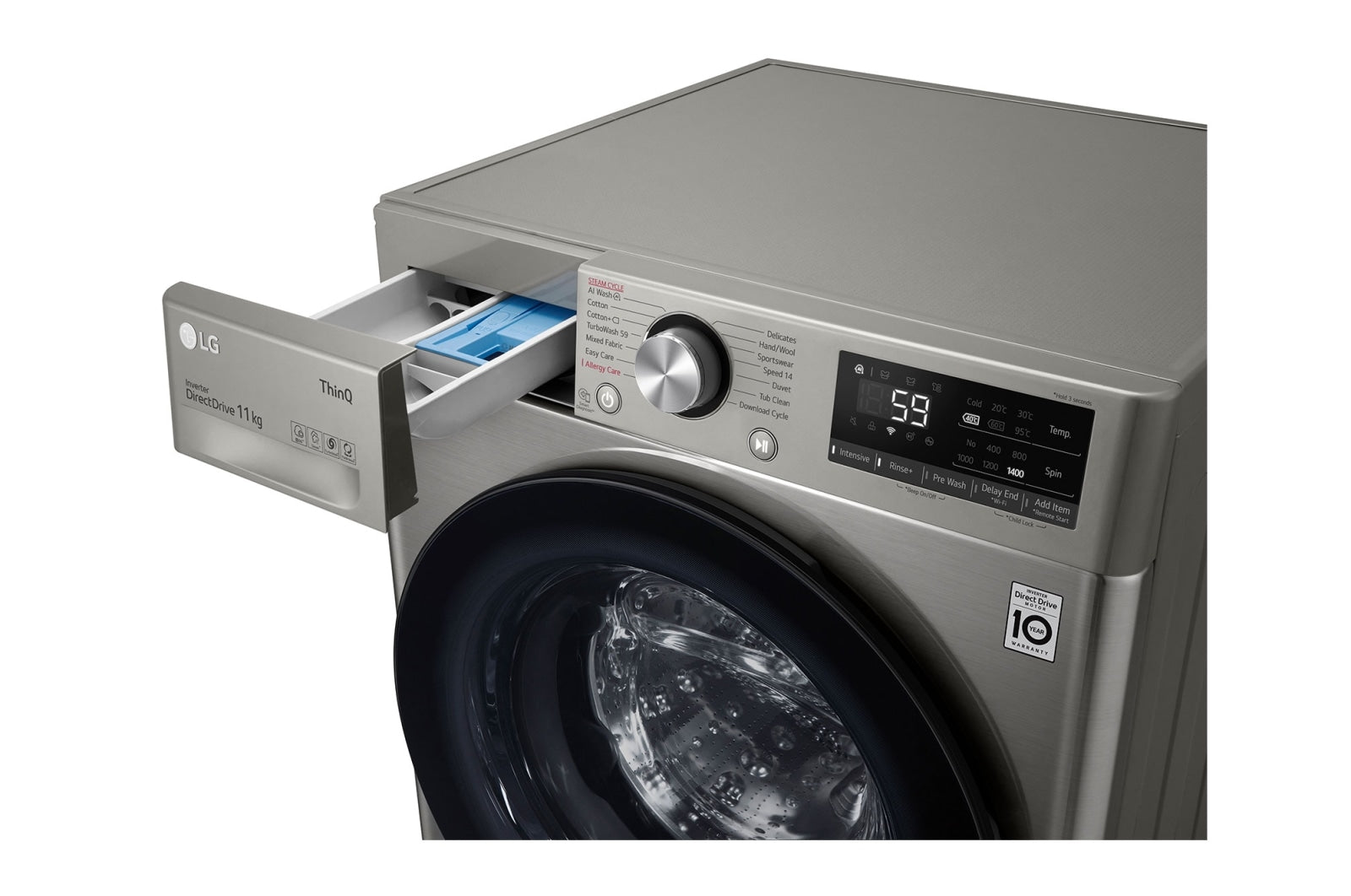 LG 11 kg Smart ThinQ Front Load Washing Machine | F4Y5EYGYPV