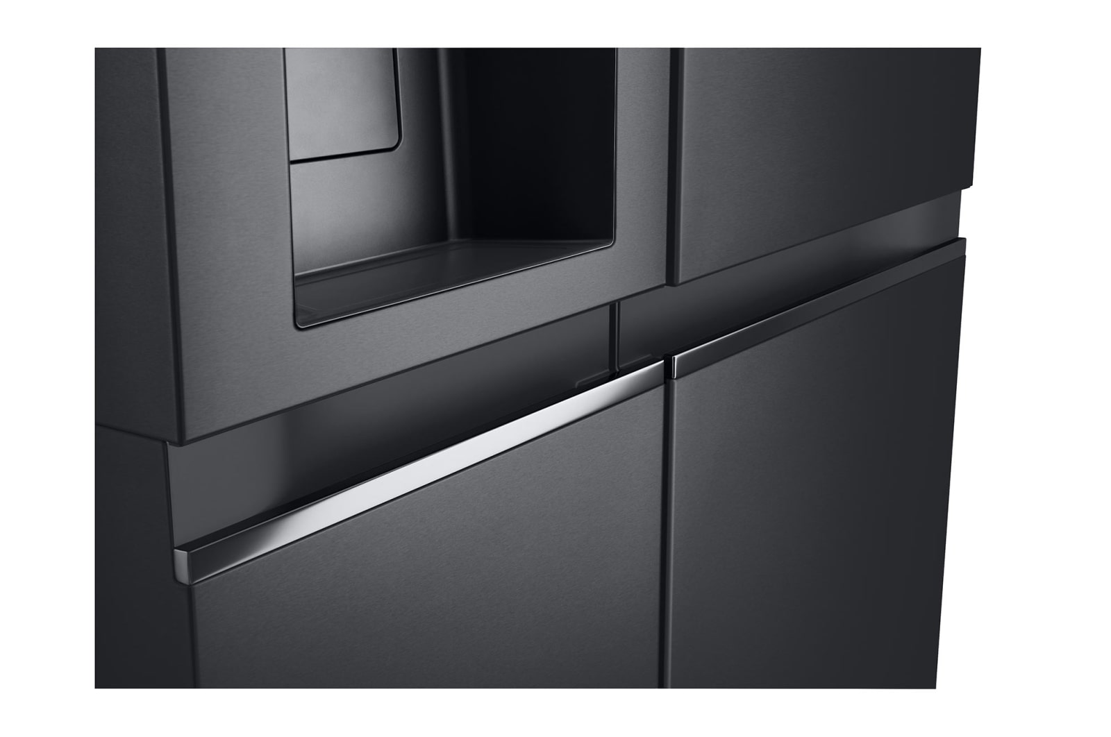 LG 674L Side-by-Side Fridge with UVnano Water Dispenser | L257KLKW