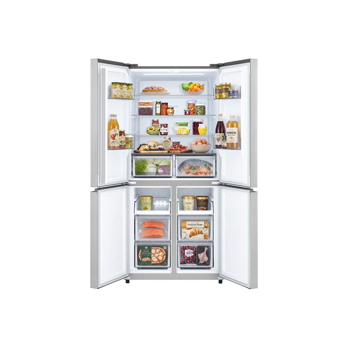 LG 4-Door No Frost Inverter Refrigerator