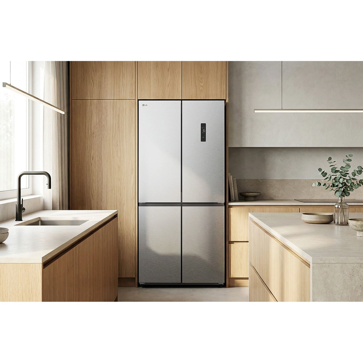 LG 4-Door No Frost Inverter Refrigerator