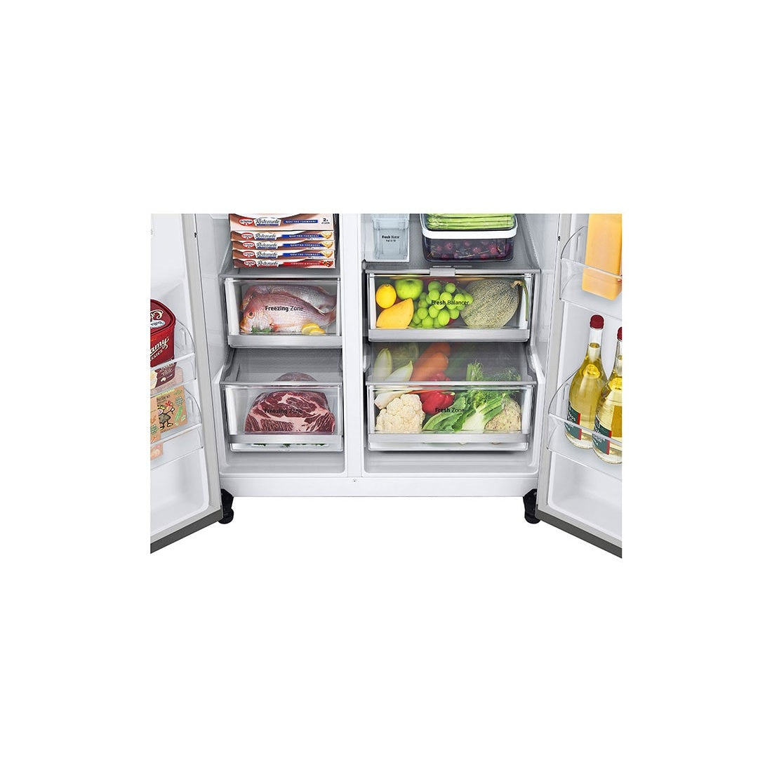 LG 635L Mirror InstaView Door-in-Door Side-by-Side Refrigerator