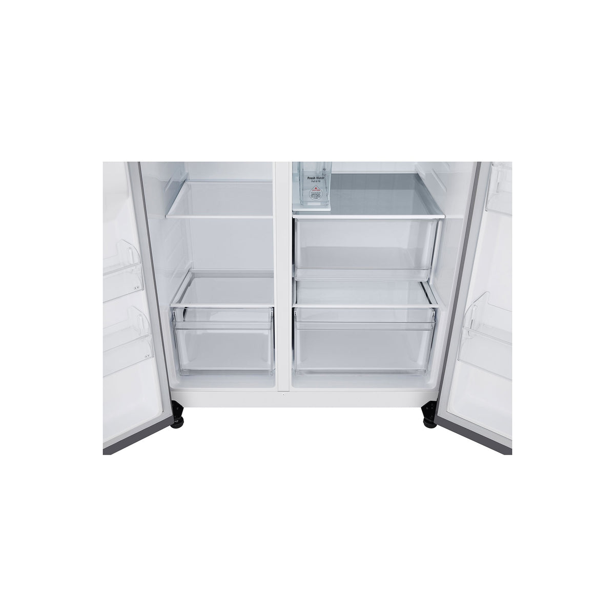 LG Side-by-Side Refrigerator with Linear Cooling