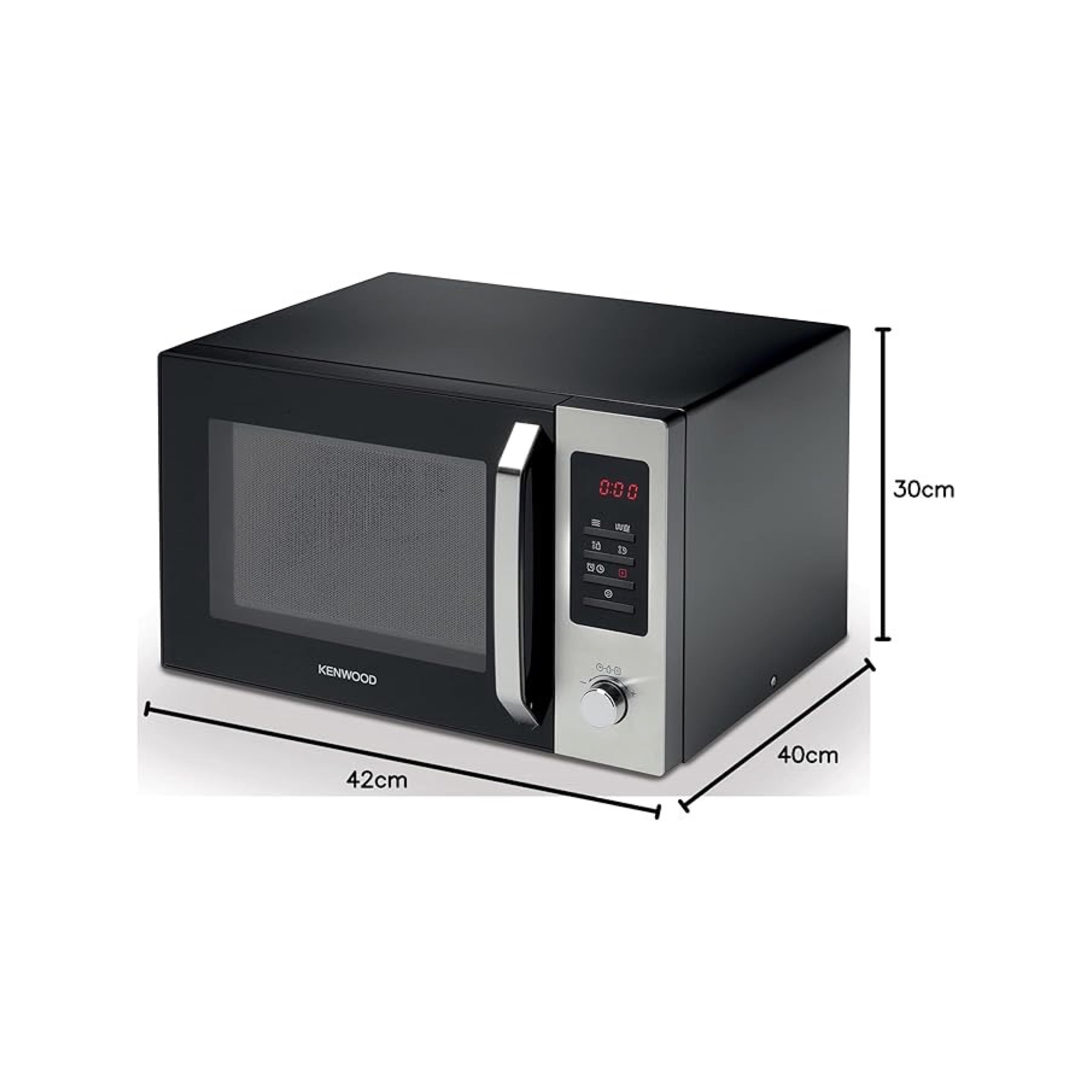 Kenwood MWM30BK 30L Microwave Oven with Grill | 1000W