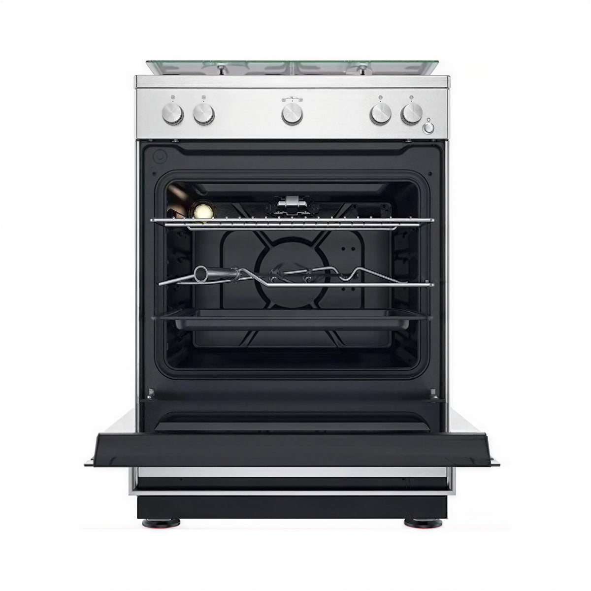 Ariston Stainless Steel Full Gas Cooker  60x60cm |  AS67G1MCX