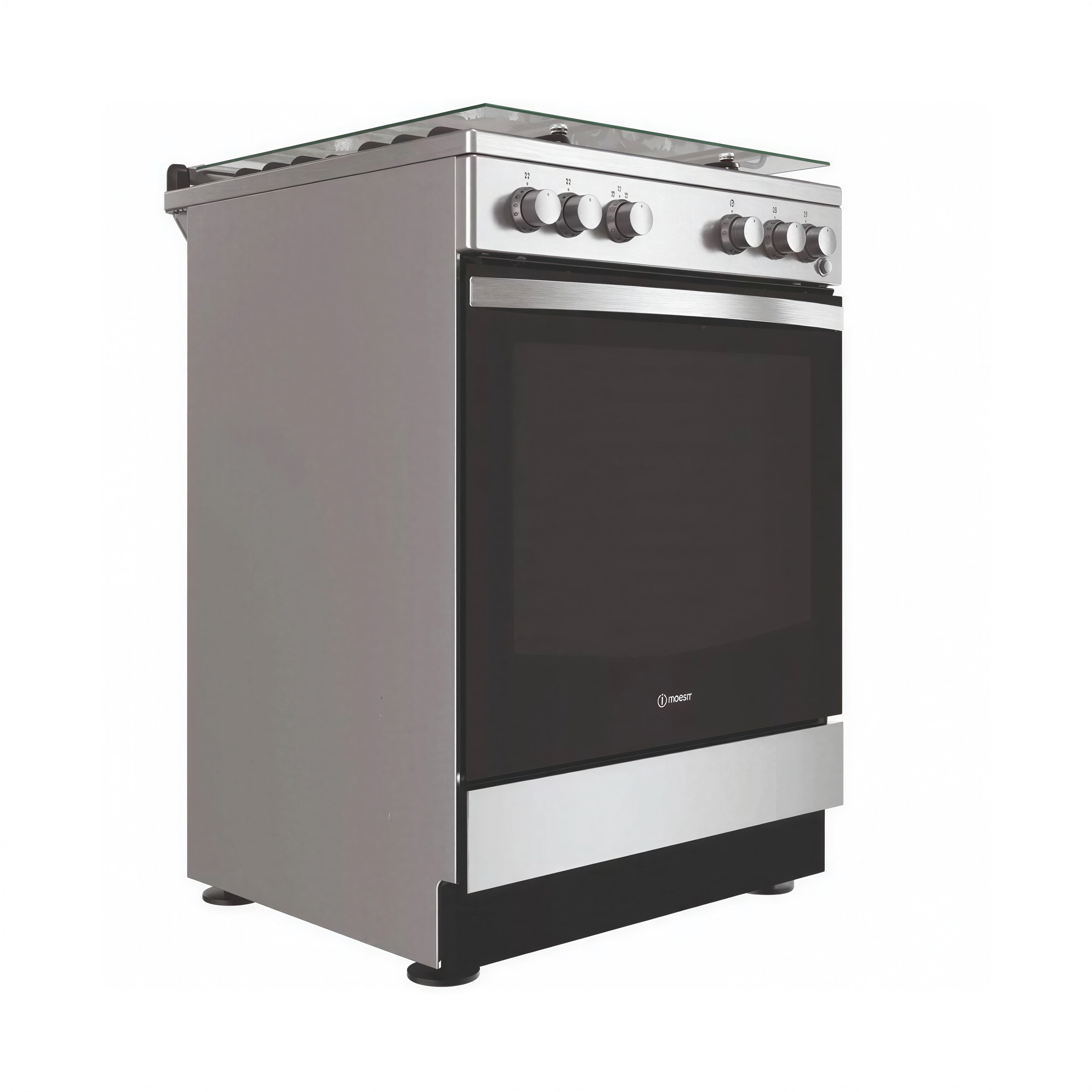 Indesit  Stainless Steel Full Gas Cooker 60x60cm | IS67G1PCX