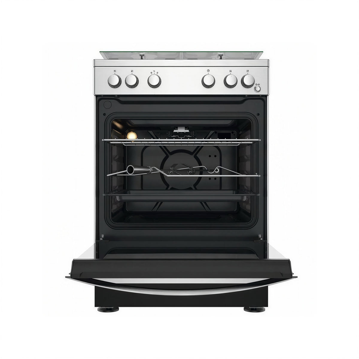 Indesit  Stainless Steel Full Gas Cooker 60x60cm | IS67G1PCX