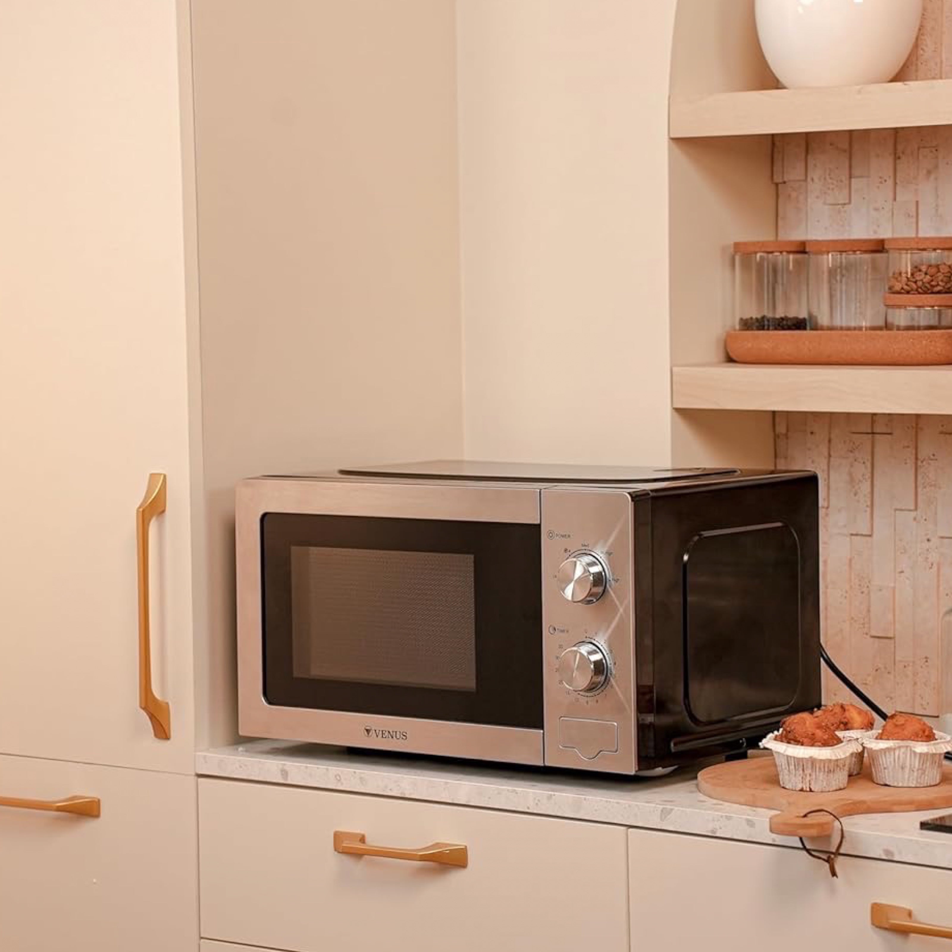 Venus 20L Stainless Steel Microwave Oven | 700W