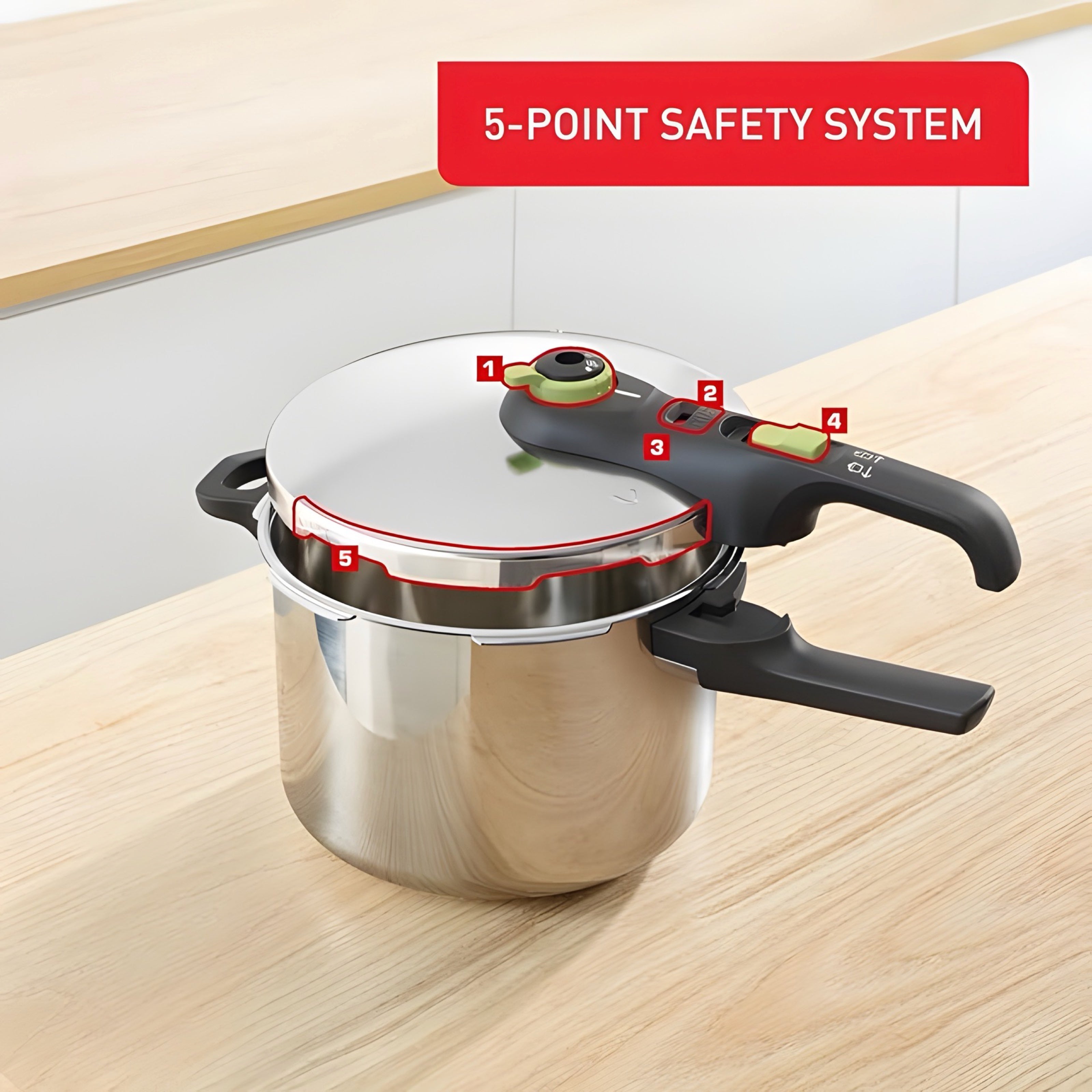 Tefal Secure Trendy 6L Pressure Cooker | P2580702