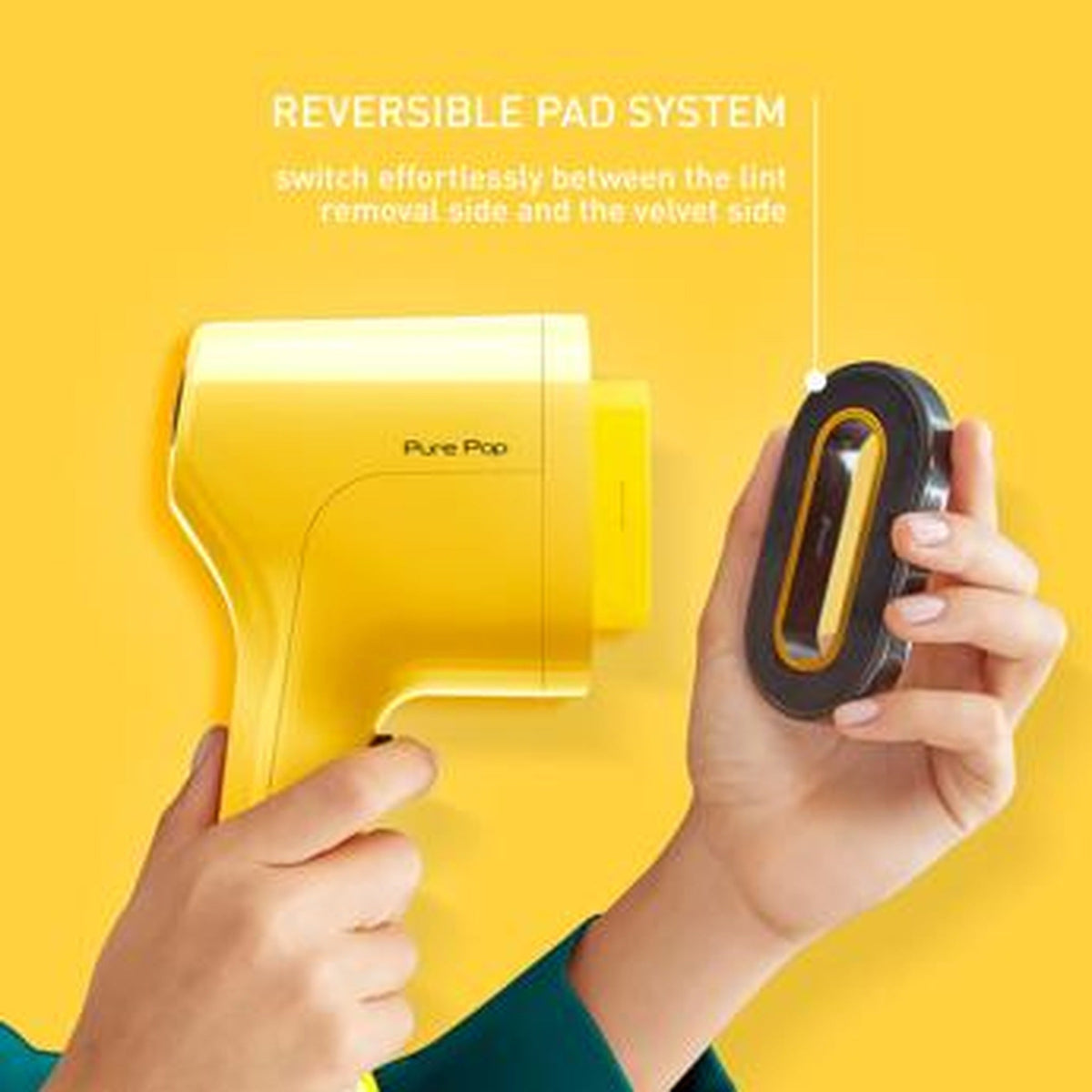 Tefal Pure POP Handheld Garment Steamer Sunshine Yellow | DT2026G0