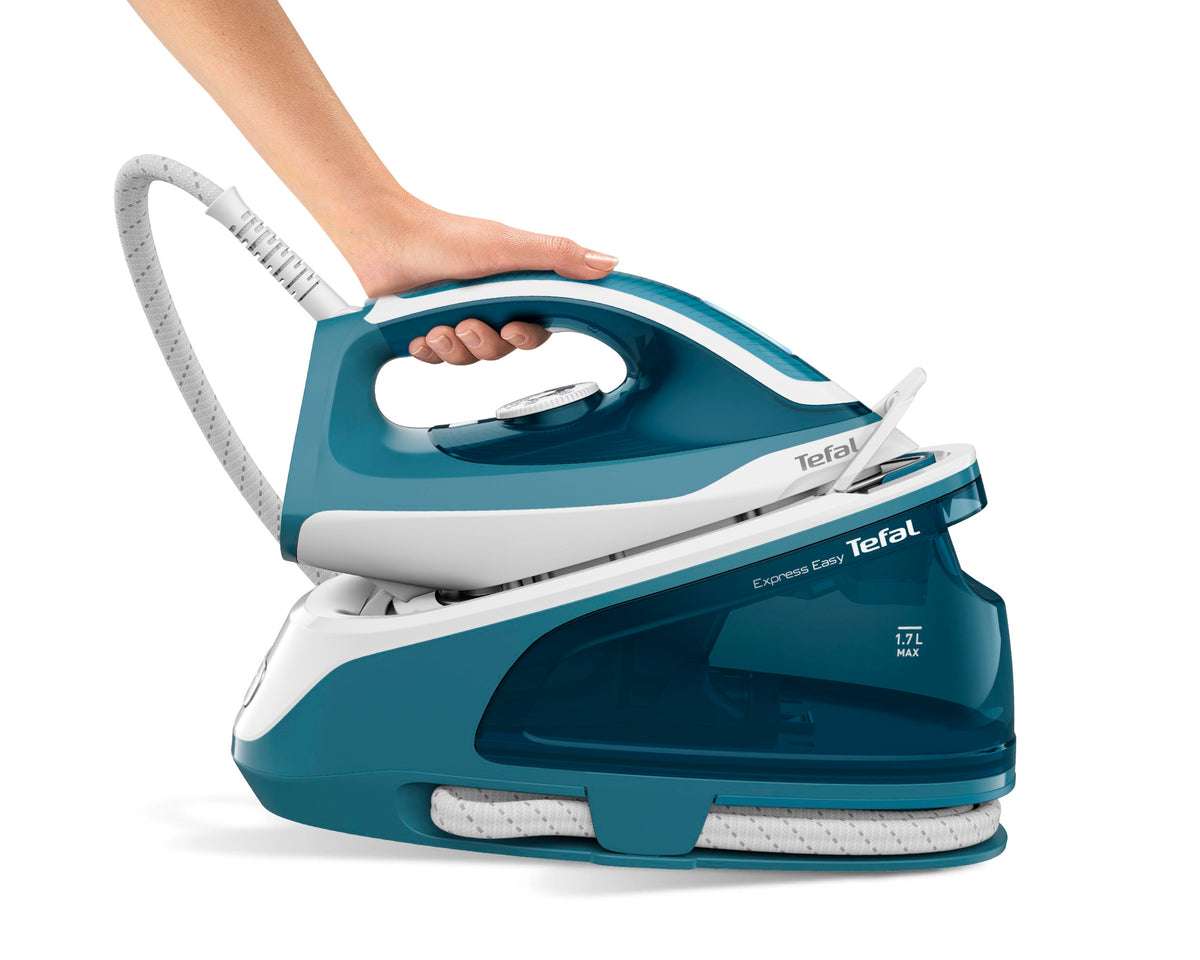 Tefal Express Easy Steam Generator Iron 2200W White & Blue | SV6131G0